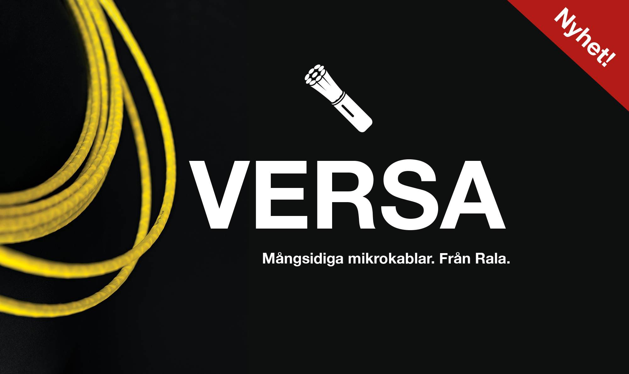 Versa fiberkabel extra tunn